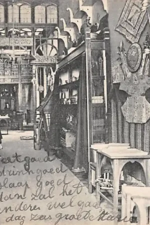 's-Gravenhage Plaats 9 Verkoop-lokaal Boeatan van binnen 1907 HC57088 Popularny