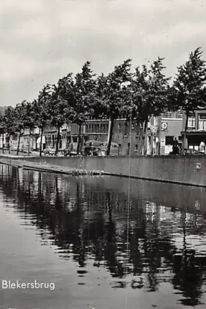 Gouda Blekerssingel met Blekersbrug 1963 HC57227 Rabat