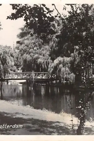 Wyprzedaż Rotterdam Heemraadssingel met houten' brug HC56324