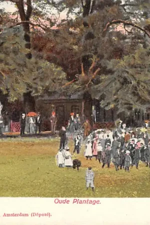 Autentyczny Rotterdam Oude Plantage begin 1900 HC56308