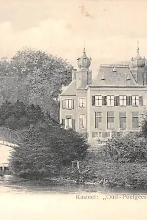 Wysoka jakość Warmond Kasteel Oud-Poelgeest 1905 Teylingen HC55221
