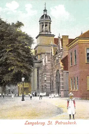Szybka dostawa Leiden Langebrug St. Petruskerk HC55174
