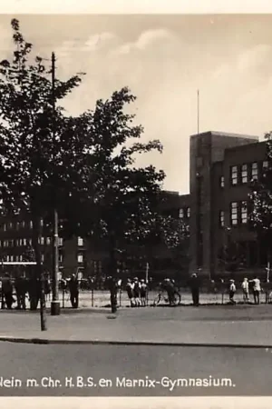 Wysoka jakość Rotterdam Henegouwerplein met Chr. H.B.S en Marnix - Gymnasium HC54736