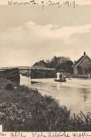 Warmond Visscherswoning 1919 HC54145 Autentyczny