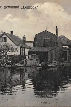 De Kaag Eilandje van de Kaag genaamd Lombok met Jachthaven met Zomerverblijven Kaag en Braassem HC54085 Autentyczny