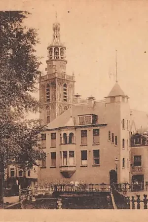 Gouda Gouwe met St. Janstoren Kippenbrug HC53441 Tylko dziś