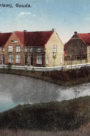 Gouda Kort Haarlem\\u2019 Cronjestraat met verdwenen brug HC53384 Promocja