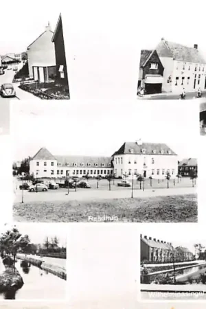 Autentyczny Pijnacker Oostlaan Raadhuis Lijsterbeslaan Wilhelminasingel 1968 HC52915