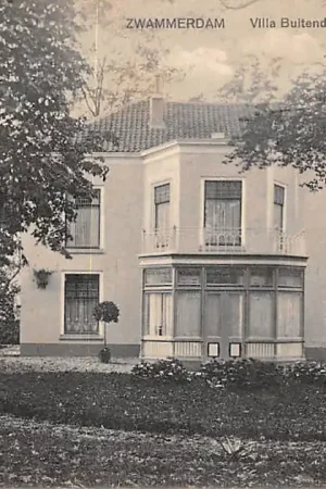Autentyczny Zwammerdam Villa Buitendorp met eigenaar 1913 HC52886