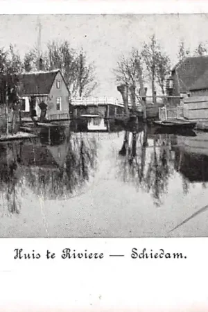 Schiedam Huis te Riviere 1900 HC50710 Nowość