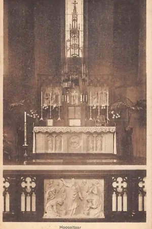 Zwrot pieniędzy Noordwijkerhout Bisschoppelijk Retraitenhuis St. Clemens Hoogaltaar HC50484