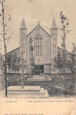 Brielle Kapel met graf van de Heilige Martelaren van Gorkum 1906 HC49481 Darmowa dostawa