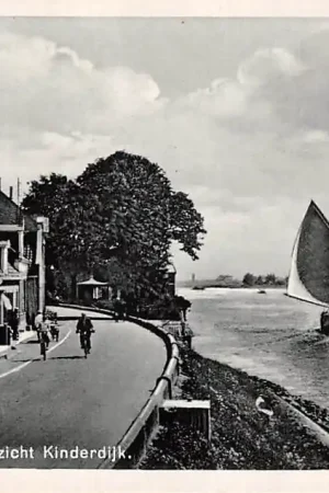 Alblasserdam Straatgezicht Kinderdijk Alblasserwaard HC49413 Oryginalny