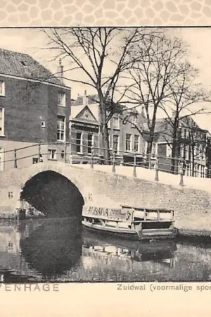 's-Gravenhage Zuidwal Voormalige Spookbrug 1900 HC48201 Tylko dziś