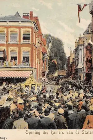 's-Gravenhage Den Haag Opening der kamers van de Staten Generaal 1900 HC44840 Wysoka jakość