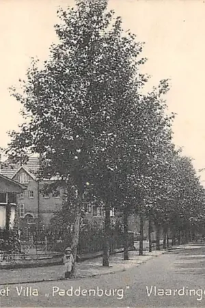Vlaardingen Schiedamsche weg met Villa Paddenburg 1914 HC44371 Ekspresowa dostawa
