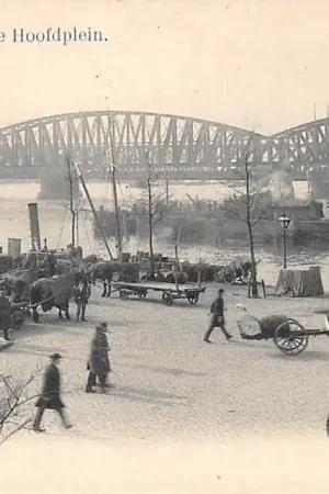 Tylko dziś Rotterdam Oude Hoofdplein met Maasbruggen 1900 HC41913
