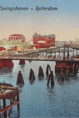 Zwrot pieniędzy Rotterdam Koningshaven met brug Maas HC41196