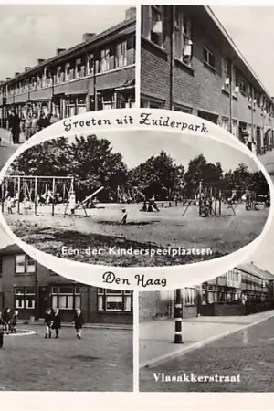 's-Gravenhage Zuiderpark Kortenhoefschestraat Ankeveenschestraat Vlasakkerstraat Een der Kinderspeelplaatsen HC40776 Wysoka jakość