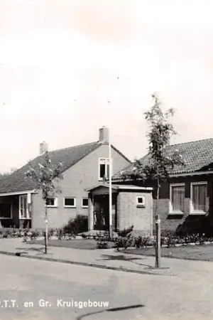 Zwrot pieniędzy Stolwijk Jan Steenlaan P.T.T. en Gr. Kruisgebouw 1965 HC38270