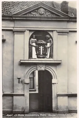Gouda Kleiweg Poort v\\/h Oude Vrouwenhuis HC38210 Autentyczny
