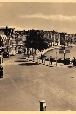 Gouda Bleekerssingel Kleiwegplein Kleiwegbrug 1950 HC38085 Rabat