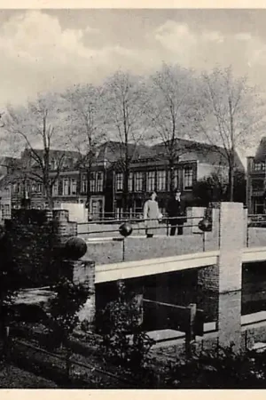 Tylko dziś Gouda Fluweelensingel Doelenbrug 1934 HC38078