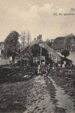 Alphen aan den Rijn Bij de spoorbrug over den Rijn 1927 HC37565 Oferta limitowana