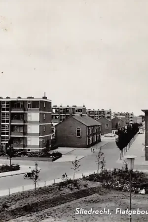Sliedrecht Flatgebouw uitbreiding-binnendijks 1963 HC37168 Premium