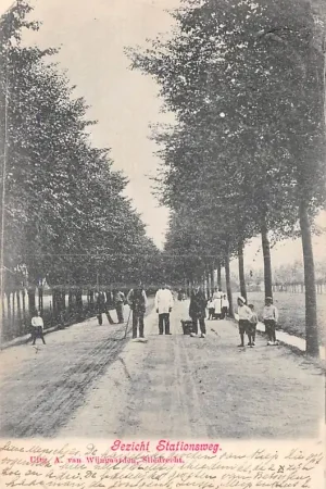 Sliedrecht Gezicht Stationsweg 1904 HC36937 Wysoka jakość