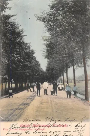 Szybka dostawa Sliedrecht Gezicht Stationsweg 1904 Ingekleurd HC36936