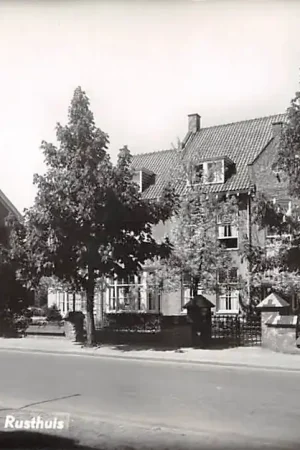 Sliedrecht Stationsstraat Hervormd Rusthuis 1959 HC36958 Autentyczny