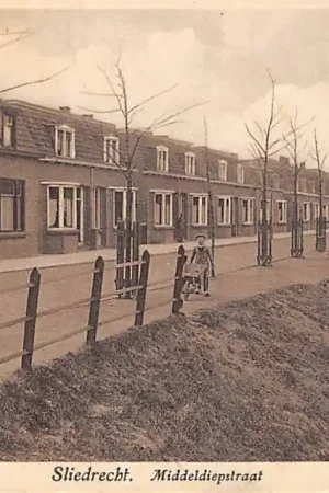 Sliedrecht Middeldiepstraat 1930 HC36845 Autentyczny