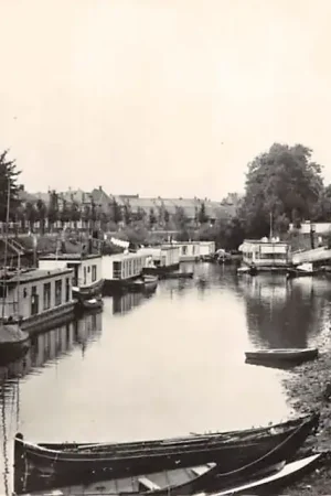 Sliedrecht Middeldiep met woonboten HC36863 Niska cena