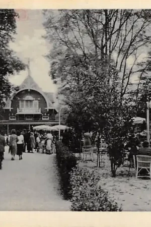 's-Gravenhage Theeschenkerij De Bataaf Scheveningsche Boschjes 1952 HC36259 Szybka dostawa