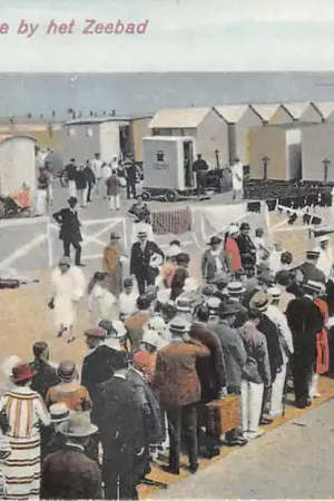 Scheveningen Drukte by het Zeebad 1923 HC35708 Ostatnia szansa