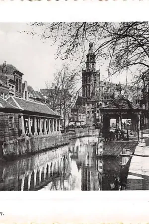 Autentyczny Gouda Gouwe Vischbanken 1940 HC34603