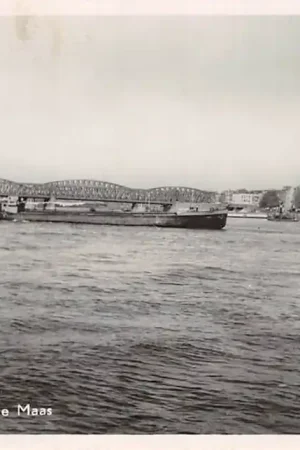 Zwrot pieniędzy Rotterdam Gezicht op de Maas 1950 HC34186