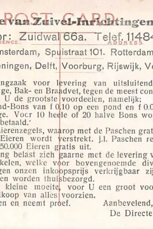 's-GravenhageReclame Exploitatie van Zuivel-Inrichtingen Aurora Zuidwal 66a HC33988 Wysoka jakość