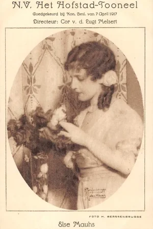 's-Gravenhage N.V. Het Hoofdstad-Tooneel Else Mauhs Actrice Film Toneel Theater HC33563 Wyprzedaż