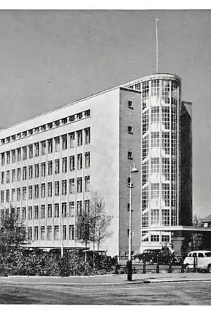 's-Gravenhage Hoofdkantoor SHELL Nederland N.V. Stempel Filatelistische Dienst 25 April 1955 HC30722 Promocja