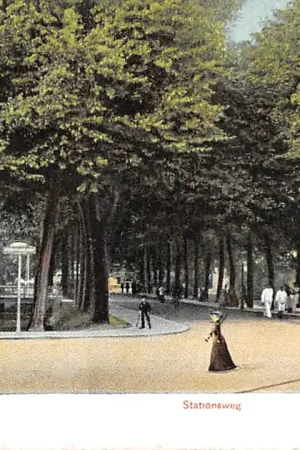 Dordrecht Stationsweg 1905 HC29194 Autentyczny