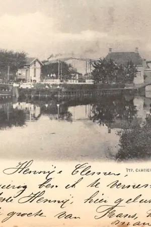 Wysoka jakość Alphen aan den Rijn Gouwsluis 1902 HC28727