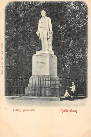 Ekspresowa dostawa RotterdamReliëfkaart Tollens Monument 1900 HC28242