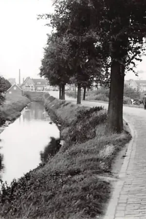 Bezpieczna płatność Zo was Dordrecht Nieuwe weg langs Brouwersdijk naar weeskinderendijk 1935 (1967) HC26772