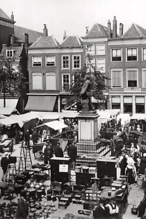 Zo was Dordrecht Weekmarkt Scheffersplein omstr. 1895 (1968) HC26766 Wyprzedaż