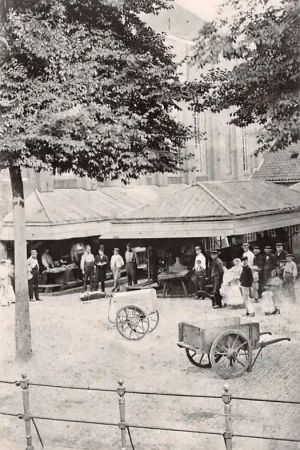 Zo was Dordrecht Visstraat 1868 Verkoop v.d. laatste steur HC22314 Bezpieczna płatność