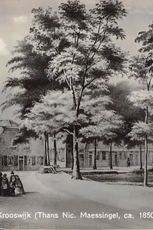 Dordrecht Krooswijk (Thans Nic. Maessingel, ca. 1850) HC22282 Zwrot pieniędzy