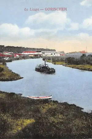 Wysoka jakość Gorinchem De Linge Stoomschip 1910 HC22104