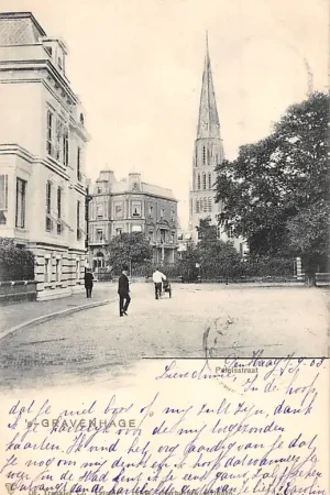 's-Gravenhage Paleisstraat 1903 HC20986 Oryginalny